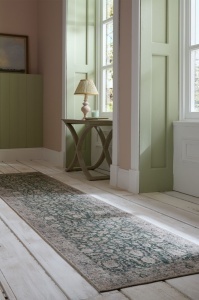 Χαλί διάδρομος Beau Floral Πράσινο 60x230 cm, Flair Rugs - Img 1