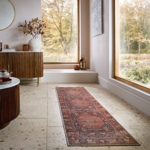 Χαλί διάδρομος Nico Global Κόκκινο 60x230 cm, Flair Rugs