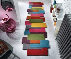 Χαλί Διαδρόμου Collage Πολύχρωμο 66X300 cm, Flair Rugs