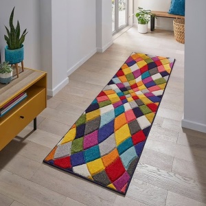 Χαλί Διαδρόμου Rhumba Πολύχρωμο 66X300 cm, Flair Rugs