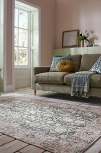 Χαλί Beau Floral Πράσινο 152x230 cm, Flair Rugs
