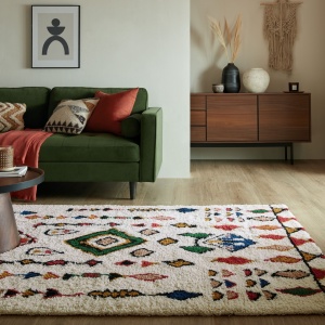 Χαλί Maroc Fes Shaggy Πολύχρωμο 160X230 cm, Flair Rugs