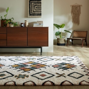 Χαλί Maroc Midar Shaggy Πολύχρωμο 120X170 cm, Flair Rugs