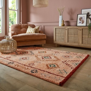 Χαλί Maroc Sahara Shaggy Ροζ 120X170 cm, Flair Rugs