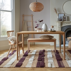 Χαλί Medina Blocks Μωβ 120x170 cm, Flair Rugs