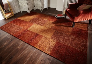 Χαλί Patchwork Chenille Terra 120X170 cm, Flair Rugs