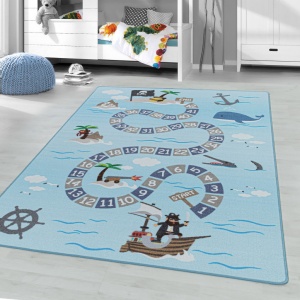 Χαλί Play Μπλε V1 160x230 cm