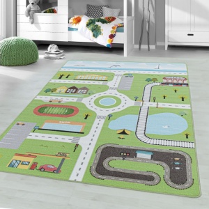 Χαλί Play Πράσινο V1 100x150 cm