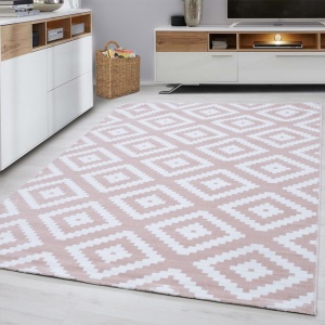 Χαλί Plus Ροζ V2 200x290 cm