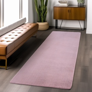 Χαλί διαδρόμου Joy Ροζ 80x250 cm - Img 2
