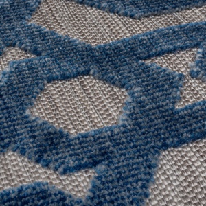 Χαλί Διαδρόμου Oro Μπλε 66X230 cm, Flair Rugs - Img 4