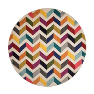 Χαλί Bolero Πολύχρωμο 160X160 cm, rotund, Flair Rugs - Img 2