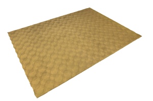 Χαλί Diamond Cut Κίτρινο inchis 80x150 cm - Img 2