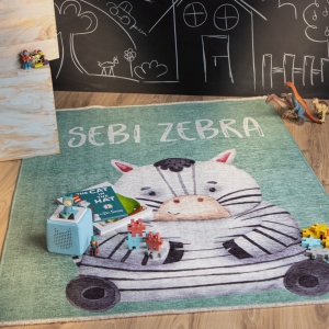 Χαλί eco copii My Greta Τυρκουάζ 115x170 cm - Img 6