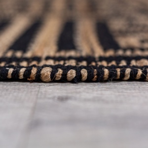 Χαλί Meander Jute Μαύρο 160x230 cm, Flair Rugs - Img 3