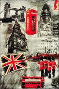 Χαλί Modern Kolibri England, Γκρι, 160x230 cm - Img 4