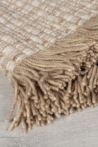 Χαλί Rene Fringed Ribbed Μπεζ 200x290 cm, Flair Rugs - Img 4