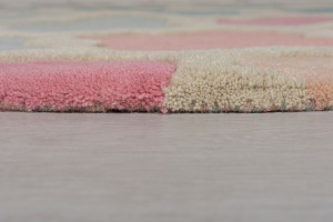 Χαλί Rosella Ροζ/Μπλε 160X160 cm, rotund, Flair Rugs - Img 5