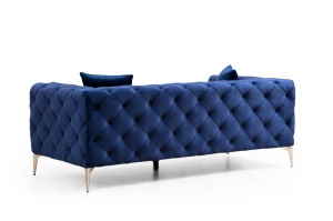 2θέσιος καναπές Como Navy Μπλε 197x70x90 cm - Img 7