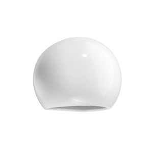 Aplica Globe din ceramica Alb lucios 17x13.5x14.5 cm