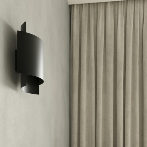 Aplica perete Impact Negru 22x11x23 cm - Img 9