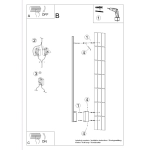Aplica perete LED Lagom 150 Auriu 3000K 4x7x151 cm - Img 9