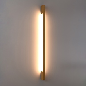 Aplica perete LED Sappo Auriu 3000K 4x6.5x150 cm - Img 3