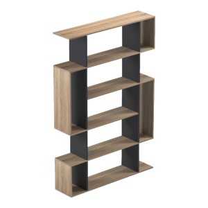 Biblioteca, Mito, Antracit, 25x108.5x161 cm - Img 5