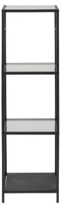 Biblioteca Seaford, Transparent, 119.5x35x37 cm - Img 3