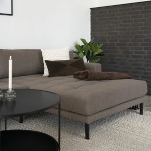 Canapea lounge Lido dreapta, Maro, 170x92x290x76 cm - Img 3