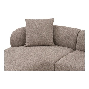 Canapea lounge stanga Kingston, Maro, 90x175x294x69 cm