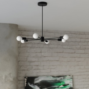 Candelabru Lango Negru 86.5x68x46 cm - Img 8