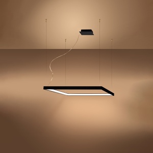 Candelabru LED Nelya Negru 3000K 80x80x150 cm - Img 3