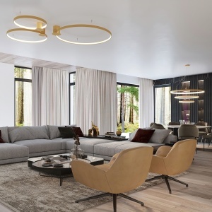 Candelabru LED Rio 55x78 Auriu 4000K 78x78x150 cm - Img 8