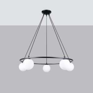 Candelabru Yoli Negru 80x80x98 cm - Img 2