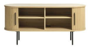 Comoda TV NOLA, Stejar deschis, 40x56x120 cm - Img 4