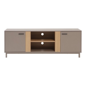 Comoda TV, Polenio, Taupe, 150x40x53 cm - Img 3