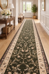 Covor biserica Traversa, Lotos, Verde, 70x200 cm, Delta Lotos 523 310