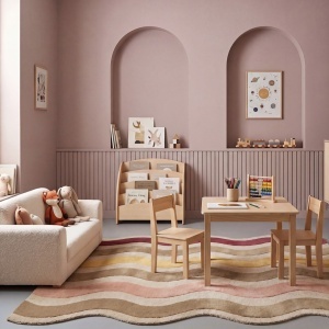 Covor Cascade Wool Mov 200x290 cm - Img 2