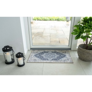 Covor intrare Doormat, Albastru, 80x50x1 cm