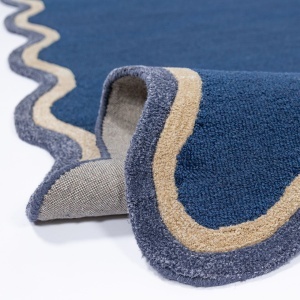 Covor Rivo Wool Bleumarin 200x290 cm - Img 2