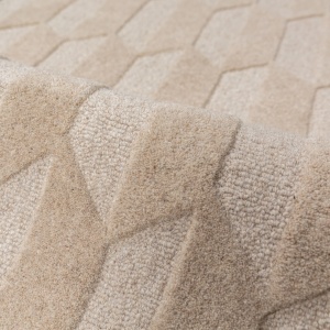 Covor traversa Apex Border Wool Turcoaz 60x230 cm - Img 3