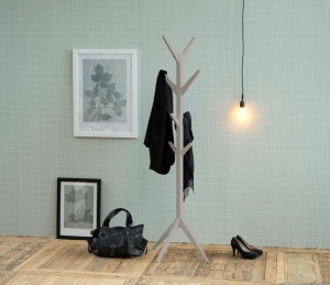 Cuier Ascot, Gri, 178x42x42 cm