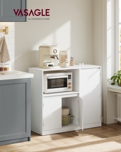 Dulap bucatarie microunde, Mateo, Alb, 90x40x90 cm