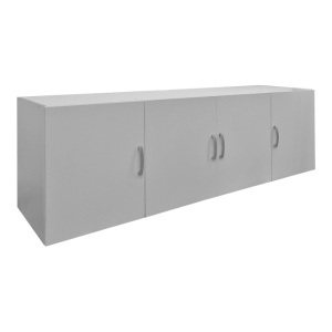 Dulap cu 3 usi, Alvia, Alb, 51x200x60 cm