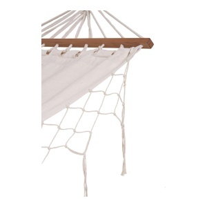 Hamac Hammock, Alb pal, 200x80x3 cm - Img 2