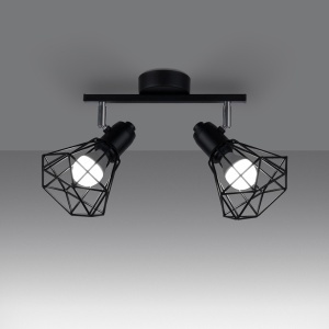 Lustra Artemis Negru 31x17x19 cm - Img 3