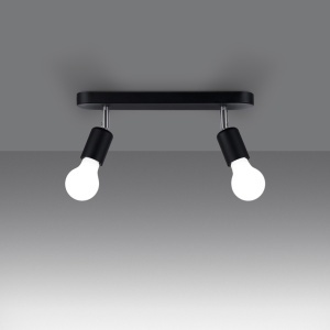 Lustra Fornes Negru 33x6x13.5 cm - Img 3