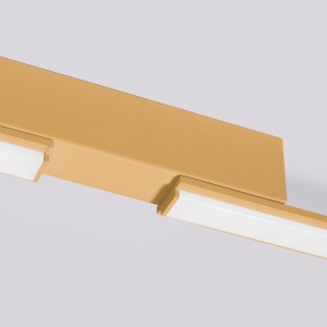 Lustra LED Lagom Auriu 3000K 181x4x7 cm - Img 7