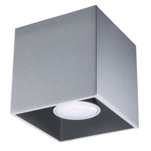 Lustra Quad Gri 10x10x10 cm